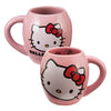 Hello Kitty with Red Bow Pink 18 oz. Oval Ceramic Mug