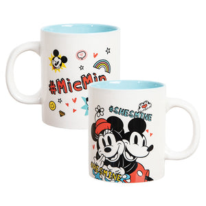 Disney Mickey and Minnie #MicMin 16 oz. Ceramic Mug