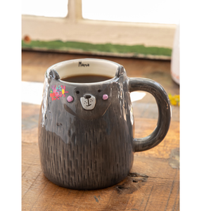 Folk Ark Gray Mama Bear Mug