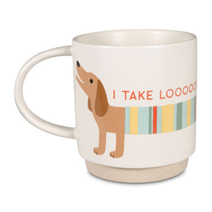 Hallmark Dachshund Long Breaks Funny Mug, 16 oz.