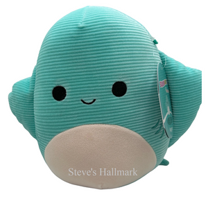 Squishmallow Maggie the Teal Stingray Corduroy 8" Stuffed Plush by Kelly Toy