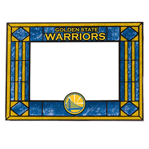Golden State Warriors Art Glass 4" x 6" Horizontal Frame