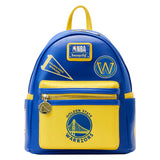 Loungefly NBA Golden State Warriors Patch Icons Mini Backpack