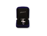 Rounded Cross Silver Tone Necklace