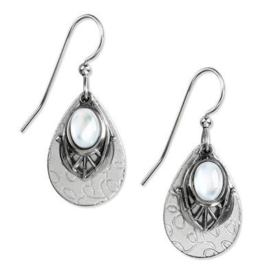 Silver forest earrings deals