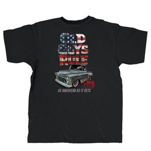 Old Guys Rule T-Shirt Chevy Truck As American As It Gets