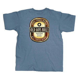 Old Guys Rule T-Shirt Crazy Brew Still Crazy After All These Beers