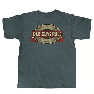 Old Guys Rule T-Shirt Oak Cask Oval