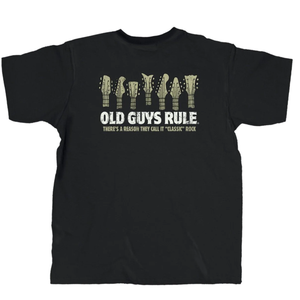 Old Guys Rule T-Shirt Guitar Classic Rock