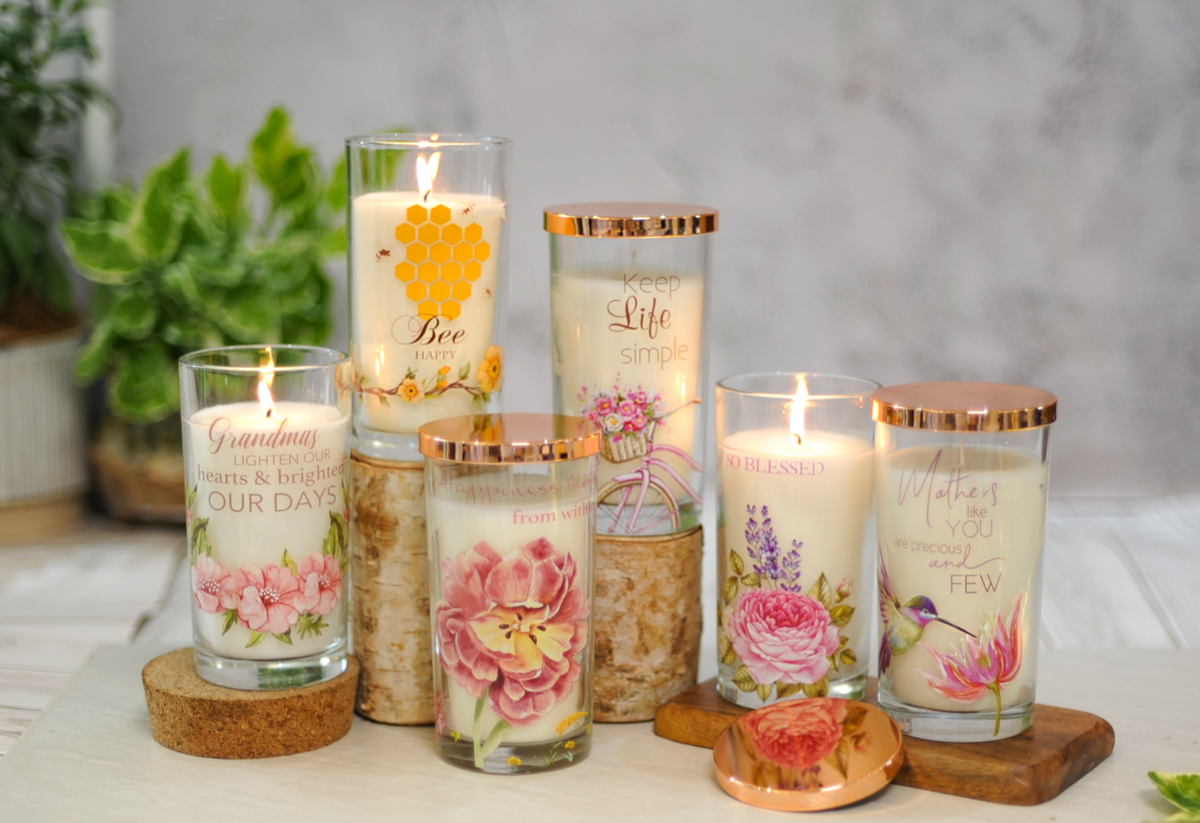 Buy 1 Get 1 Free 11 Oz. 100% Soy Wax Spring Jar Candle with Metal Lid ...