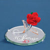 Glass Baron "I Love You" Rose Figurine