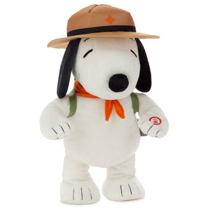 Hallmark Peanuts® Beagle Scouts Snoopy Plush With Sound and Motion, 12"
