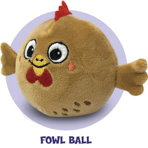 PBJ's Plush Ball Jellies Fowl Ball the Rooster