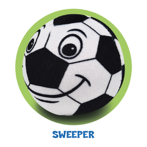 PBJ's Plush Ball Jellies Sports Sweeper Soccer Ball