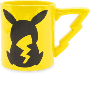 20 Oz. Pokemon Pikachu Shadow Lightning Bolt Sculpted Handle Mug