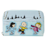 Loungefly Charlie Brown Ice Skating Zip Around Wallet