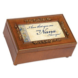 I Love Nana Traditional Music Jewelry Keepsake Box