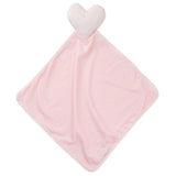 Pink Heart Baby Lovey Blanket