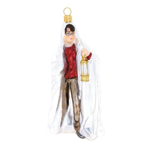 Hallmark 2023 Harry Potter™ Using the Invisibility Cloak™ Glass Ornament