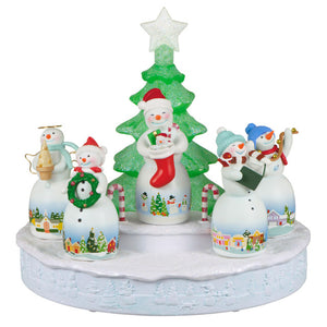 Hallmark 2023 Snowtop Lodge Christmas Concert Tabletop Decoration With Light and Sound