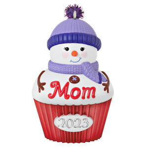Hallmark 2023 Mom Cupcake 2023 Ornament