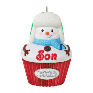 Hallmark 2023 Son Cupcake 2023 Ornament