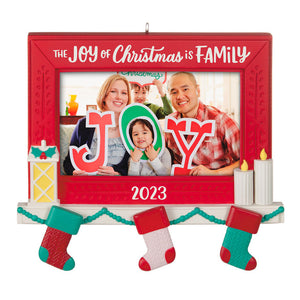 Hallmark 2023 Family Joy 2023 Photo Frame Ornament