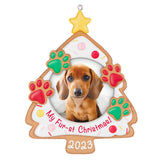 Hallmark 2023 My Fur-st Christmas 2023 Photo Frame Ornament