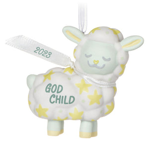 Hallmark 2023 Godchild 2023 Porcelain Ornament