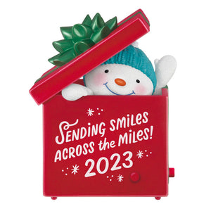 Hallmark 2023 Smiles Across the Miles 2023 Recordable Sound Ornament