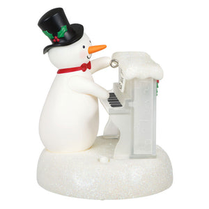 Hallmark 2023 Sing-Along Showman Snowman Musical Ornament
