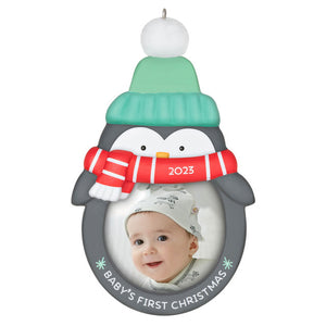 Hallmark 2023 Baby's 1st Christmas 2023 Photo Frame Ornament