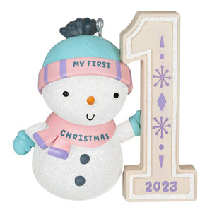 Hallmark 2023 My First Christmas Snowman 2023 Ornament