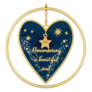 Hallmark Remembering a Beautiful Soul 2024 Metal Ornament
