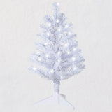 Hallmark 2022 Miniature White Pre-Lit Christmas Tree