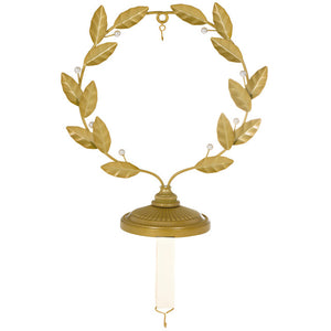 Hallmark 2023 Golden Wreath Metal Ornament and Stocking Hanger