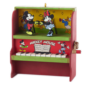 Hallmark 2023 Disney Mickey and Minnie Let's Dance! Musical Ornament With Motion