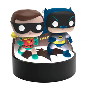 Hallmark 2023 Batman™ The Classic TV Series Batman™ and Robin™ Funko POP!® Ornament With Light and Sound