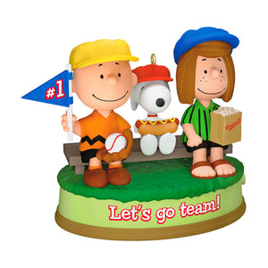 Hallmark 2023 The Peanuts® Gang Batter Up! Musical Ornament