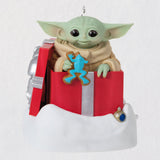 Hallmark 2022 Star Wars: The Mandalorian™ Grogu™ Greetings Ornament With Sound and Motion