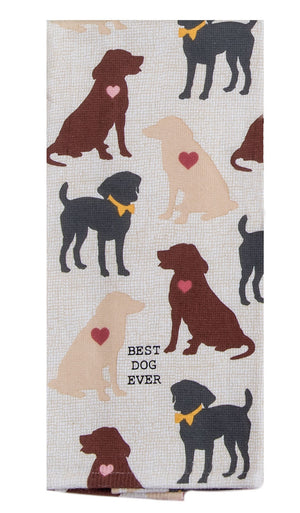 Best Dog Ever Dual Purpose Terry Towel