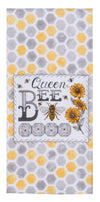 Queen Bee & Sunflowers Dual Purpose Terry Towel