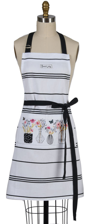 Find Joy Flower Vases Chef Apron