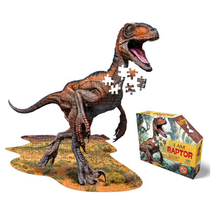 Madd Capp Puzzles Jr.: I AM Raptor 100 Pieces
