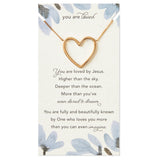 Hallmark You Are Loved Heart Necklace