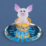 Glass Baron Wee Pig Figurine