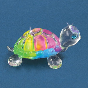 Snow Cone Little Turtle Glass Figurine