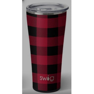 Swig | Buffalo Plaid 22 oz Travel Mug