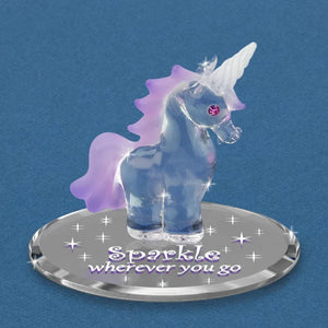 Glass Baron Sparkle Unicorn Figurine