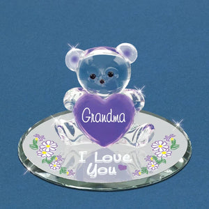 Glass Baron Grandma I Love You Figurine